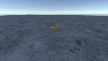 Bullet switching to final stage when it's about to hit the target, then watching the bullet from the side.
