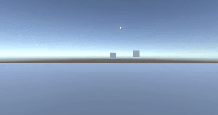 Shooting with the example player controller.